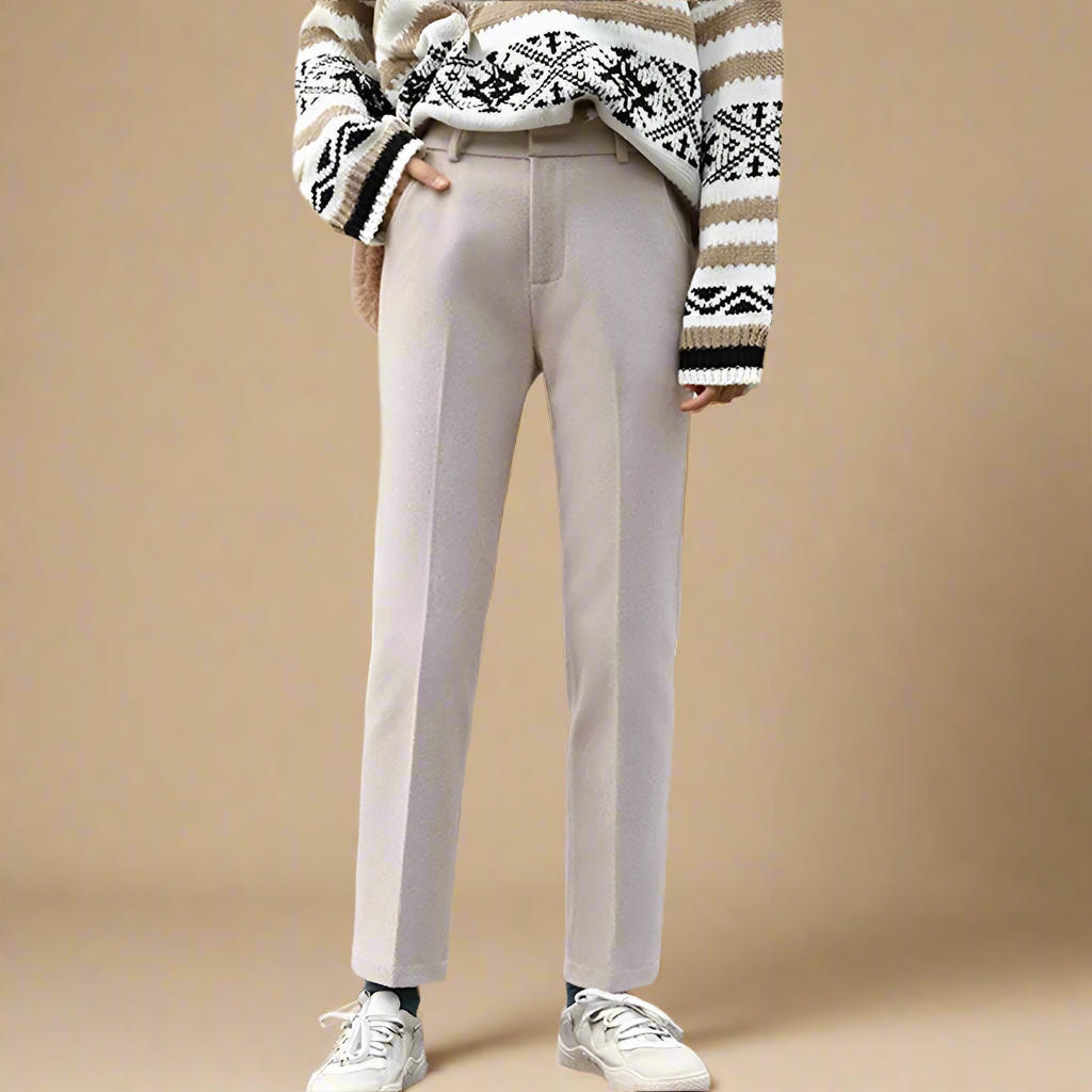 Tailored Wool Straight Leg - Trouser CASA LARO
