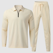 Waffle Knit Leisure - Two-Piece Set
