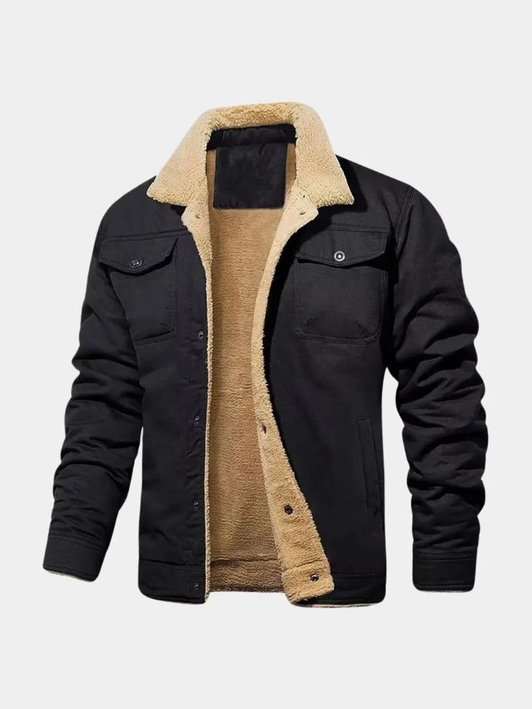 Vintage Fleece Bomber Jacket - Casa Laro CASA LARO
