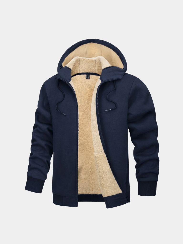 Winter Core Sherpa Hoodie Jacket - Casa Laro CASA LARO