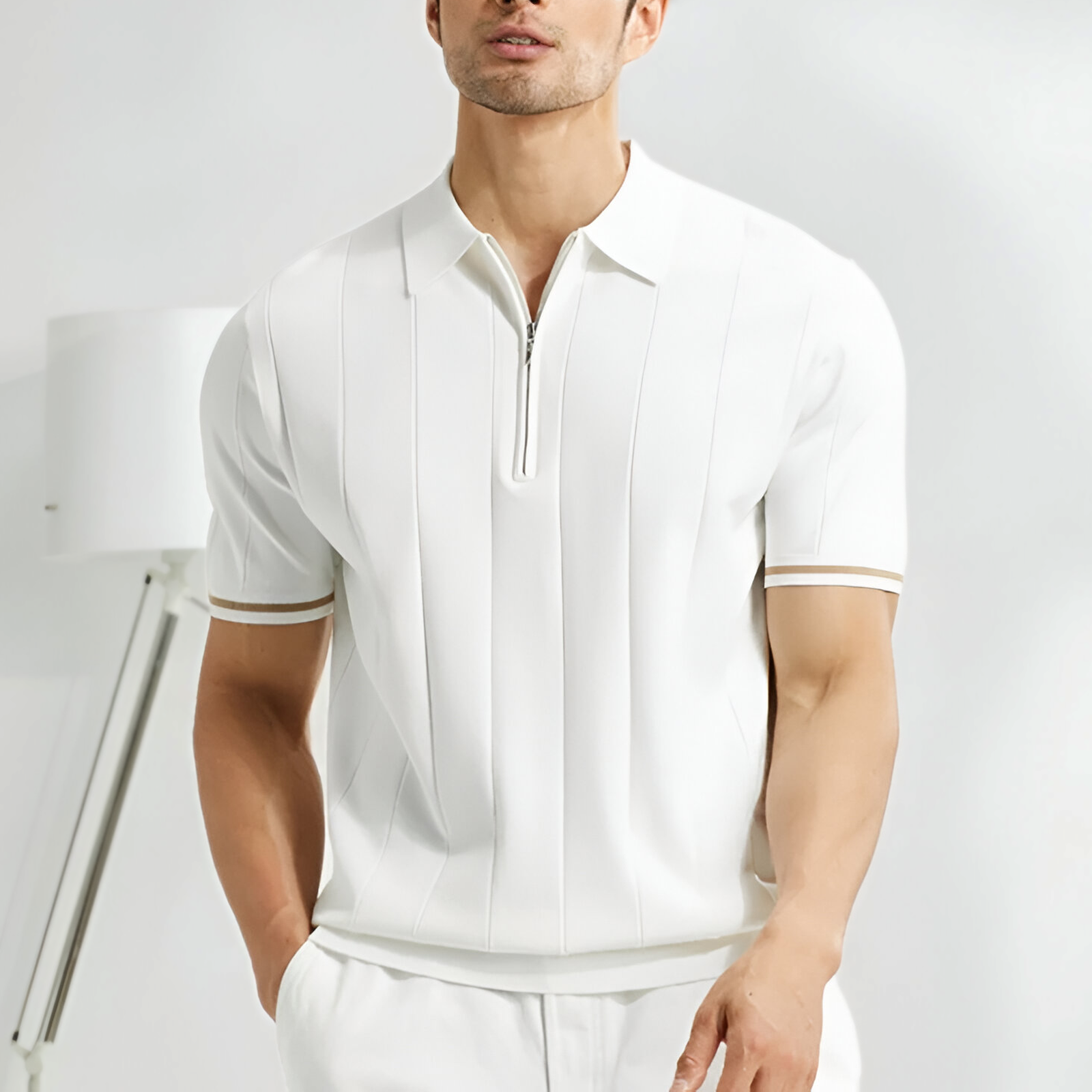 Zip Collar - Polo CASA LARO MEN
