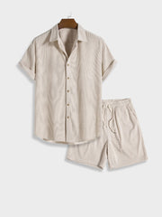 Bordeaux Corduroy - Two-Piece Set