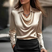 Satin Neckline - Top