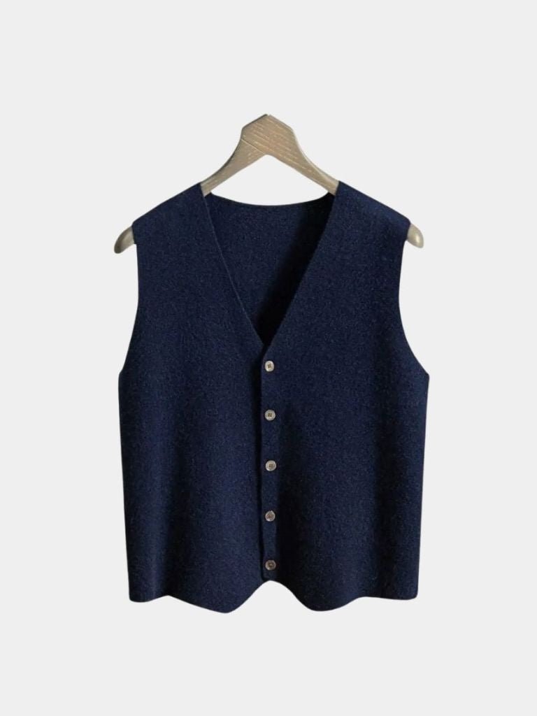 Cashmere Cardigan Vest - Casa Laro CASA LARO