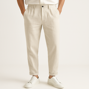 Riviera Linen Straight-Cut - Pants
