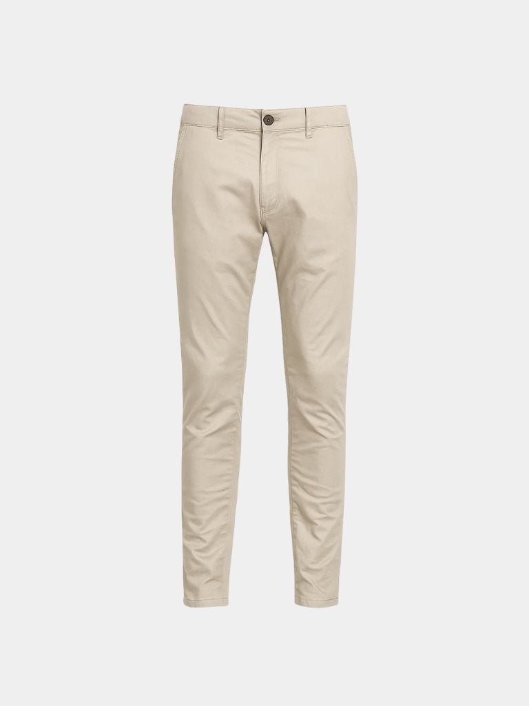Essential Slim Fit Straight Trousers - Casa Laro CASA LARO