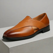 Genuine Leather Slip-On - Loafers