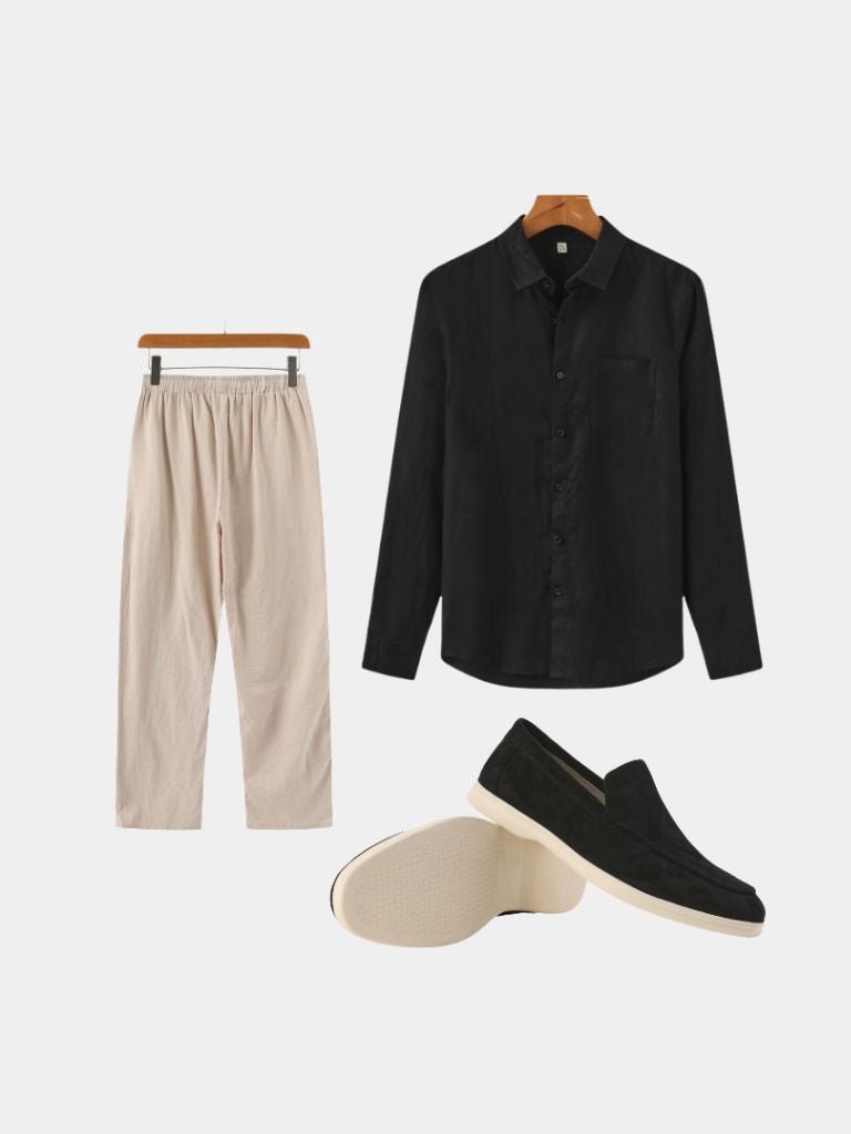 Linen Noire Set - Casa Laro CASA LARO