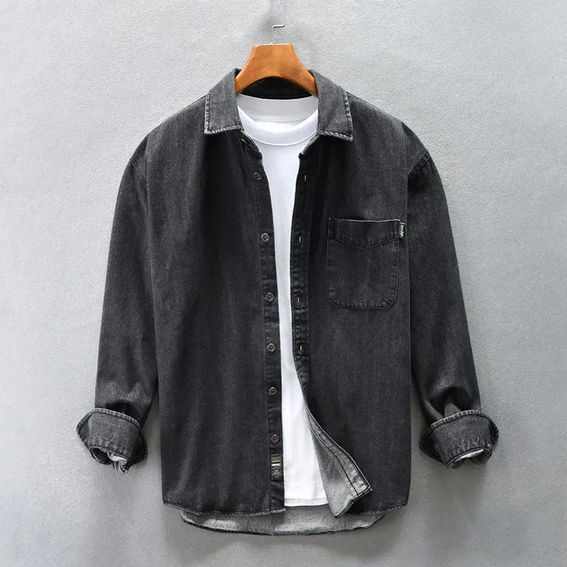 Stone-Washed Denim - Shirt