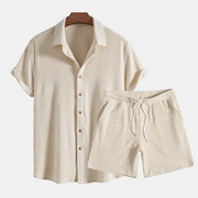Algarve Waffle Knit - Two-Piece Set