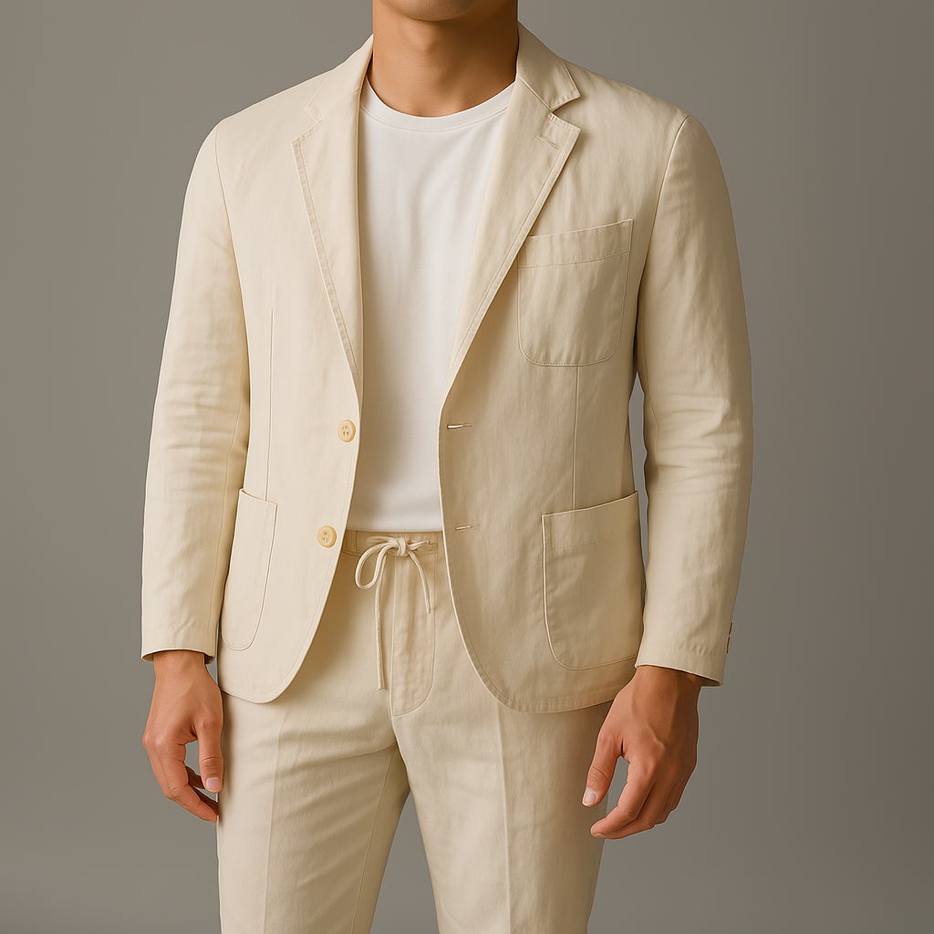 Tailored Linen - Two-Piece Set