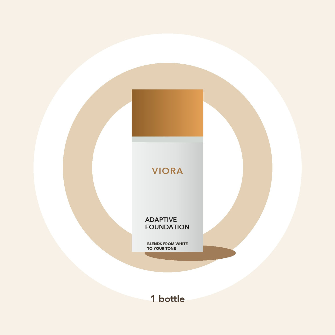 Viora Adaptive Skin Foundation single bottle