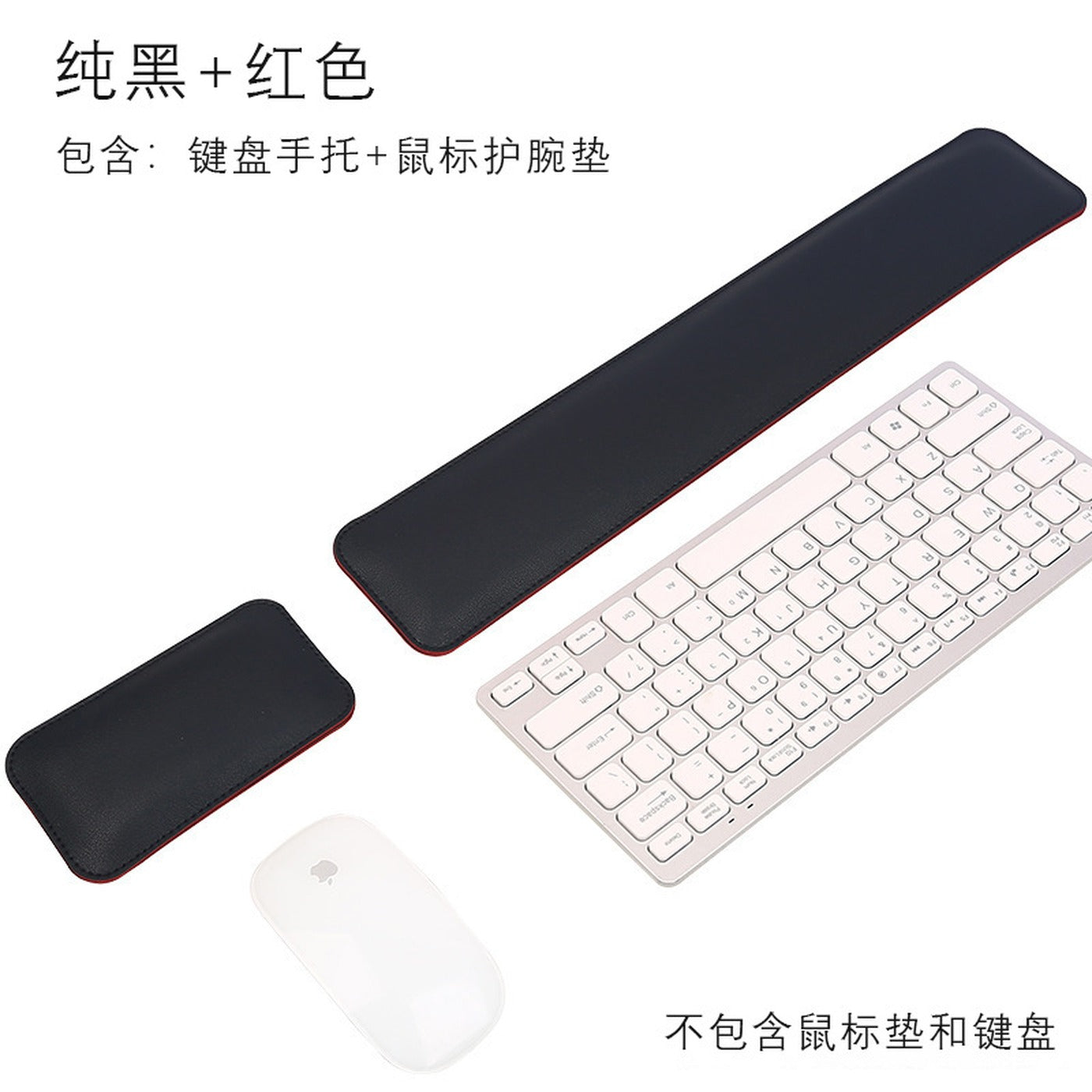 Zentora dark desk mat and wrist support colorway