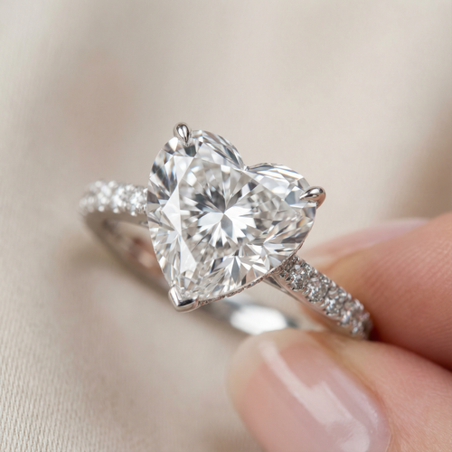 Heart Cut Engagement Ring