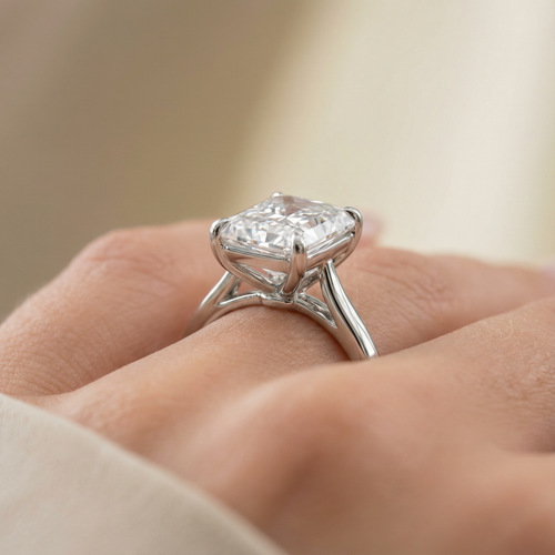 Radiant Cut Engagement Ring