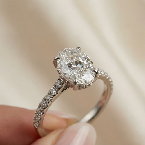 Oval Cut Engagement Ring