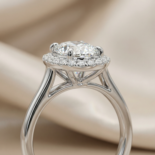 Halo Engagement Ring