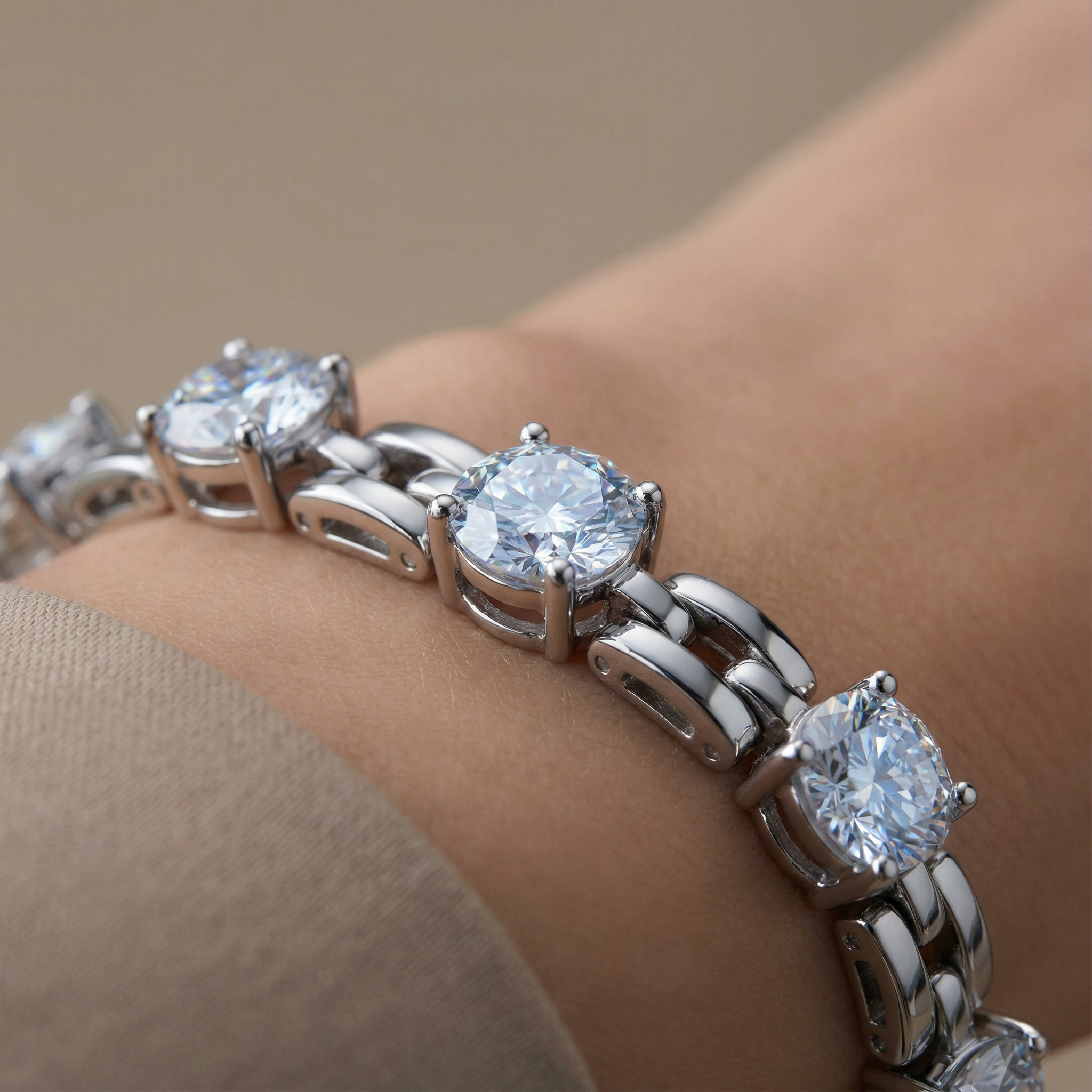 Moissanite-Bracelets CASA LARO
