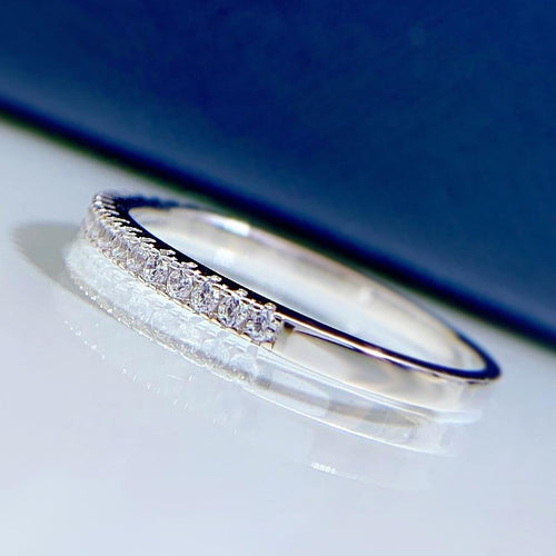Special Price Simple 925 Sterling Silver Stackable Wedding Band Shineofidamond