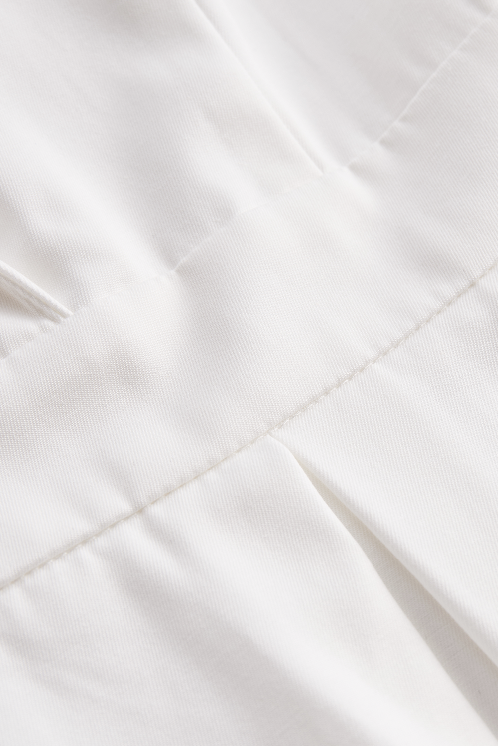 White Pleated Mini Shirt Dress ZJ