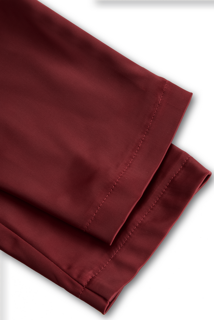 Vintage-Inspired Satin Midi Dress With Draped Collar HWT