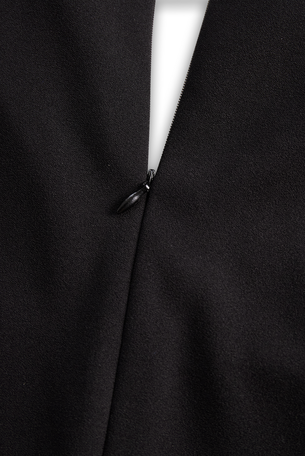 Refined Black Belted Sheath Dress with Mandarin Collar ZJ