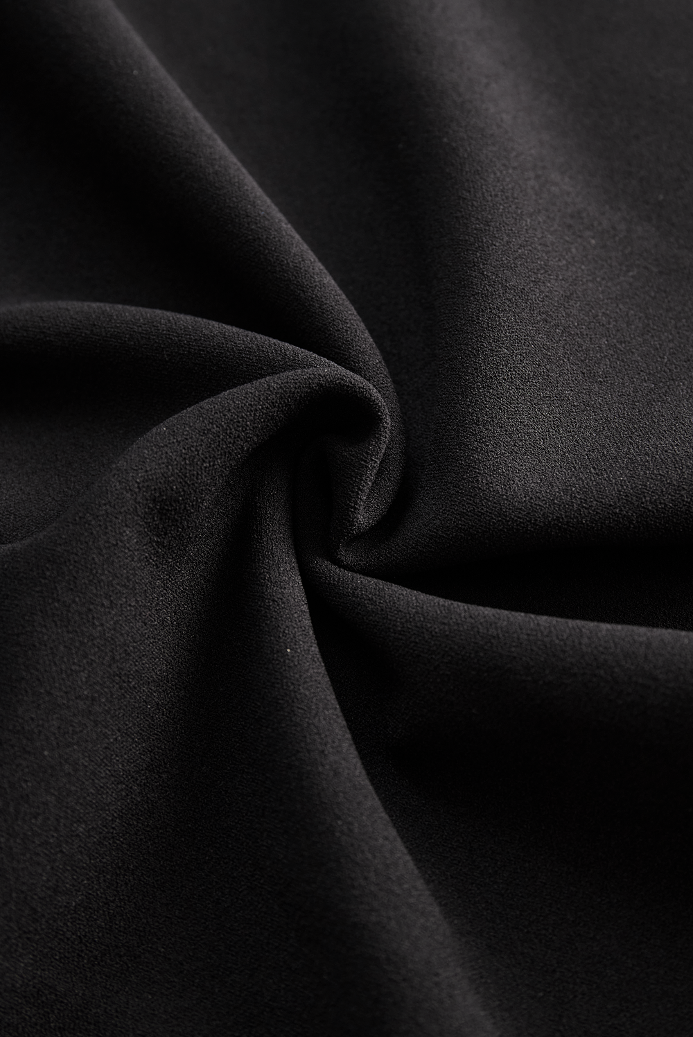 Refined Black Belted Sheath Dress with Mandarin Collar ZJ