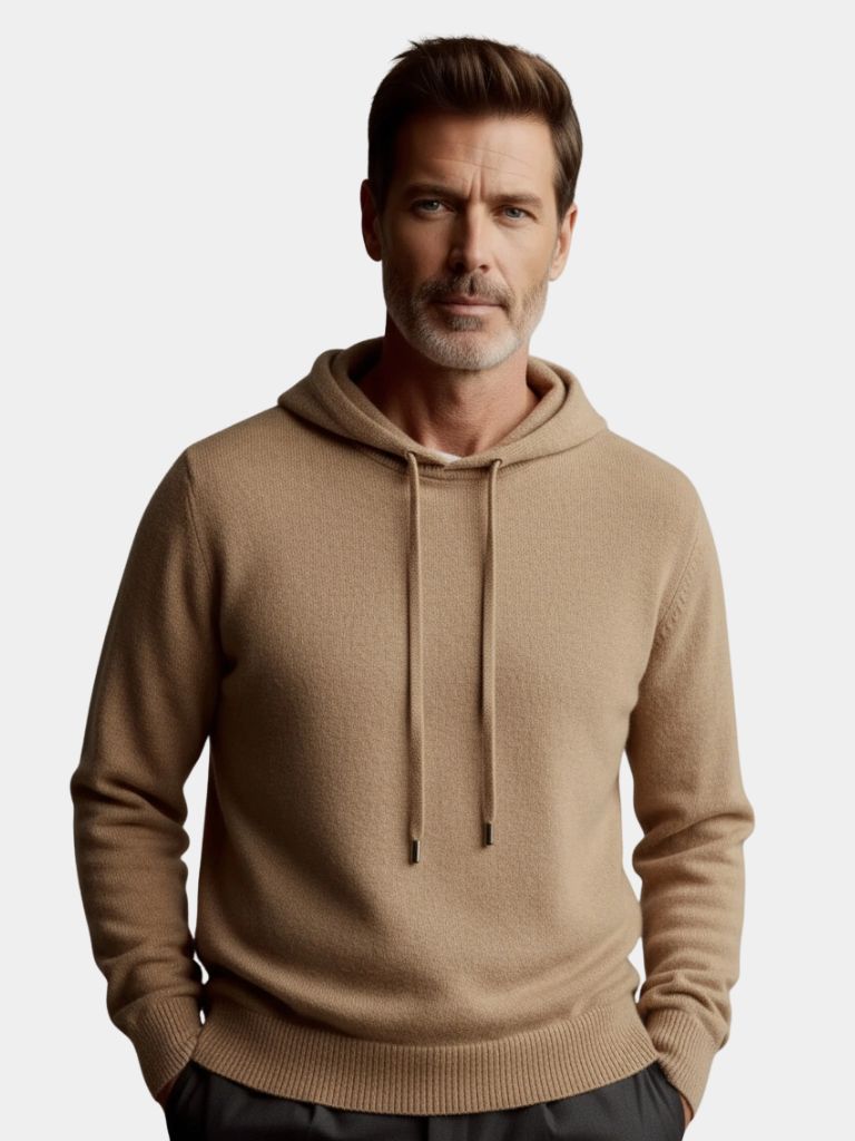 100% Cashmere Hooded Sweater - Casa  Laro CASA LARO