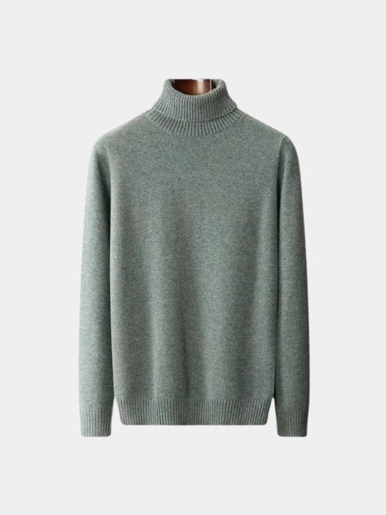 100% Merino Wool Turtleneck Sweater - Casa  Laro CASA LARO