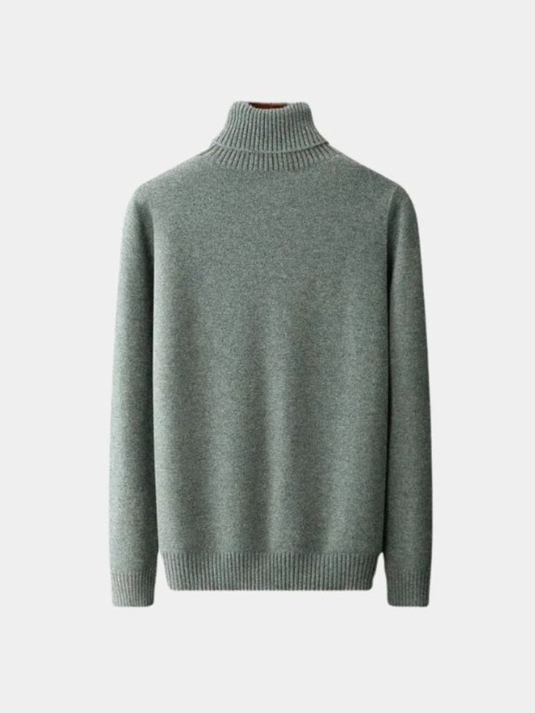 100% Merino Wool Turtleneck Sweater - Casa  Laro CASA LARO