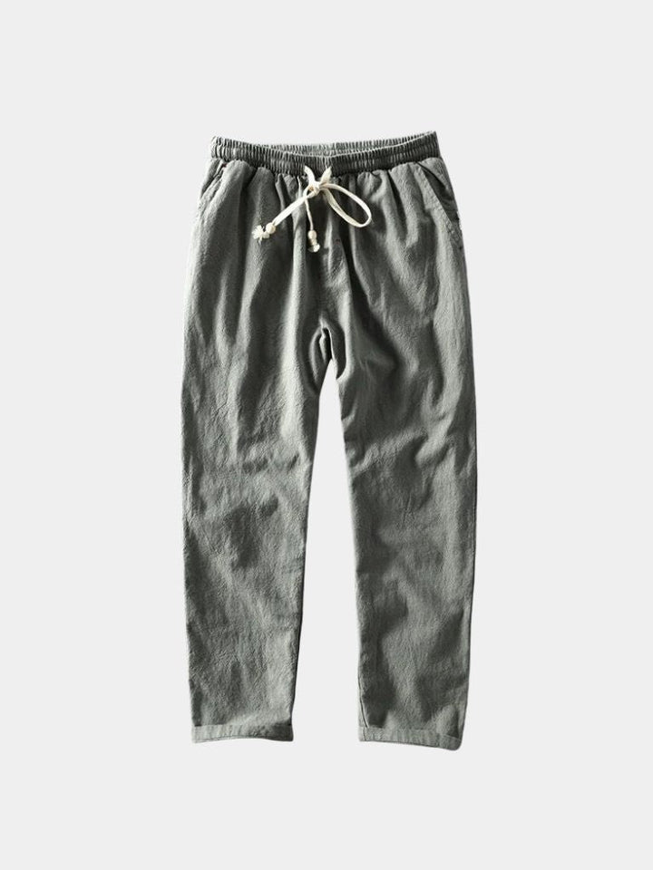 Azure Coast Linen Trousers - Casa  Laro CASA LARO