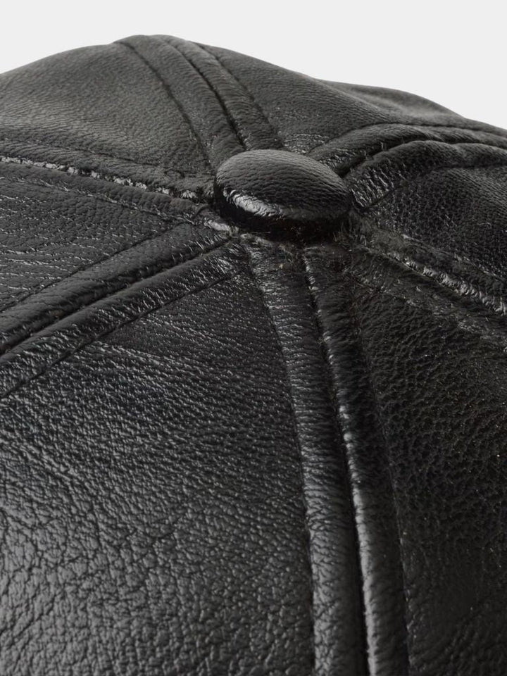 Rustic Laro Leather Cap  - Casa  Laro CASA LARO