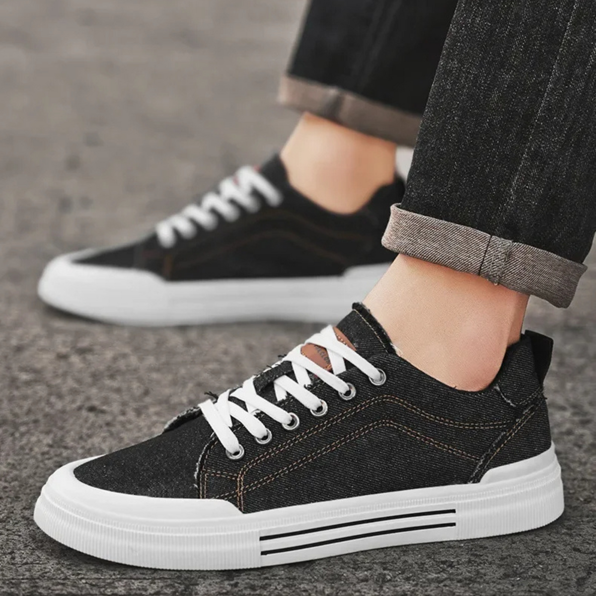 Denim Low-Top - Sneakers