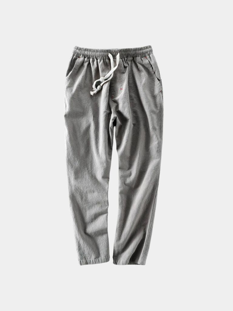 Azure Coast Linen Trousers - Casa  Laro CASA LARO