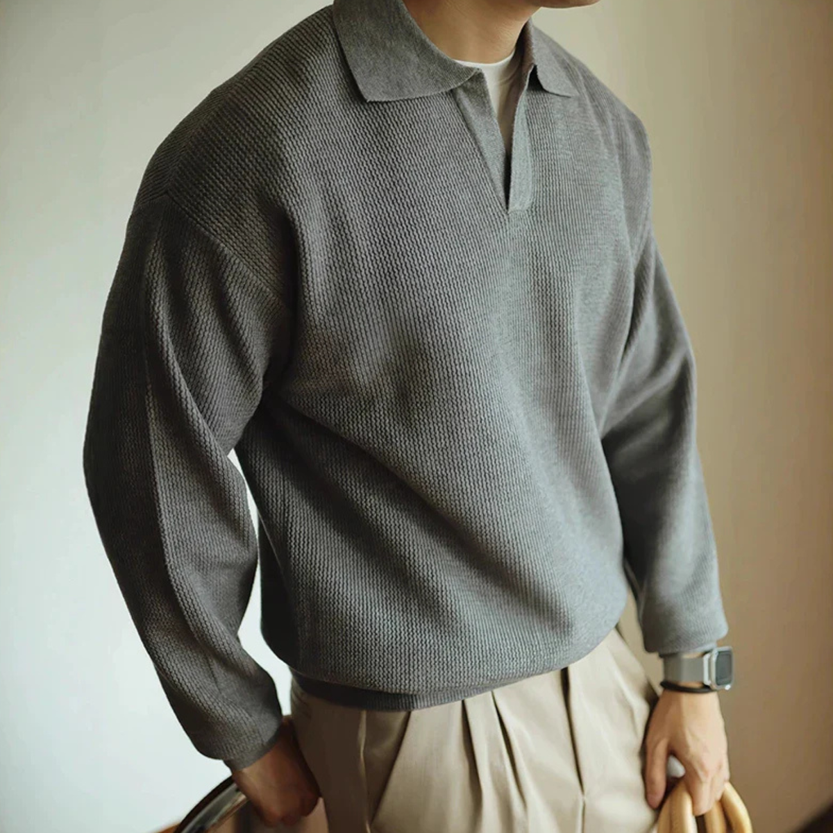 Ellison | Knit Polo Shirt