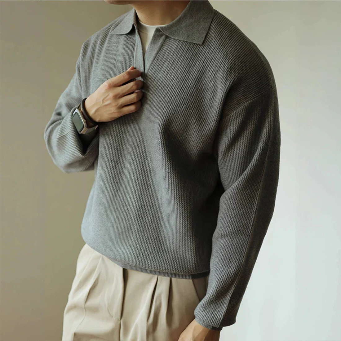 Ellison | Knit Polo Shirt