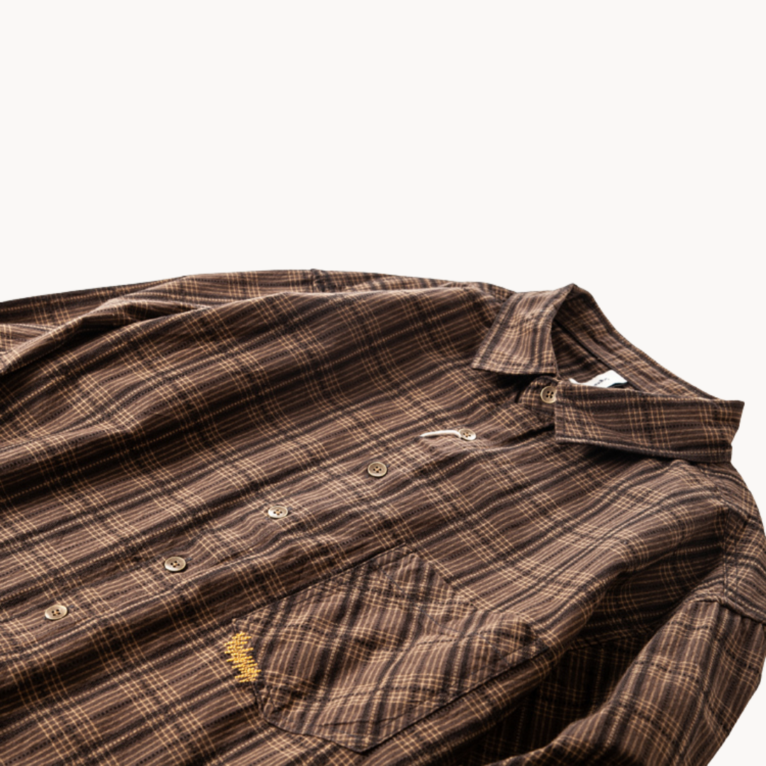 Brushed Flannel Button-Down - Shirt