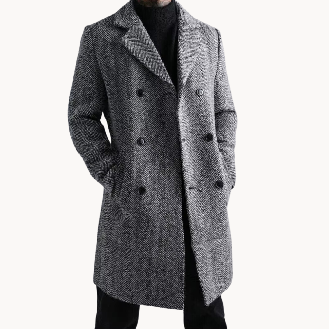 Double-Breasted Tailored - Coat