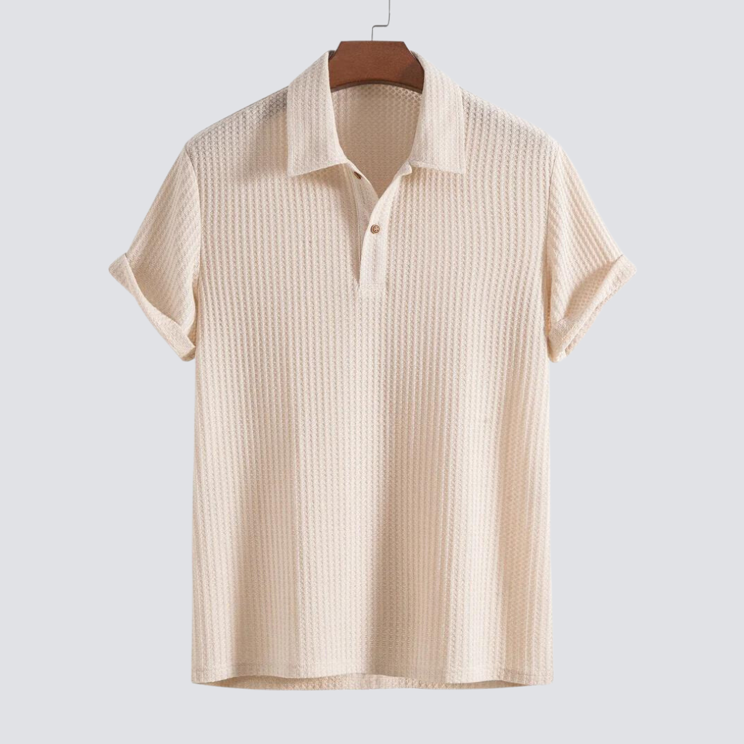 Milano Waffle Knit - Polo Shirt