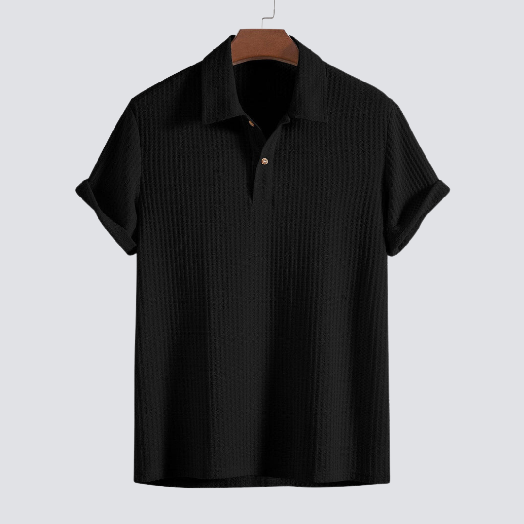Milano Waffle Knit - Polo Shirt