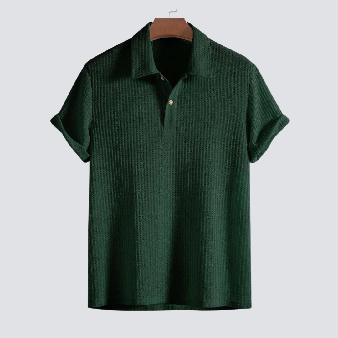 Milano Waffle Knit - Polo Shirt