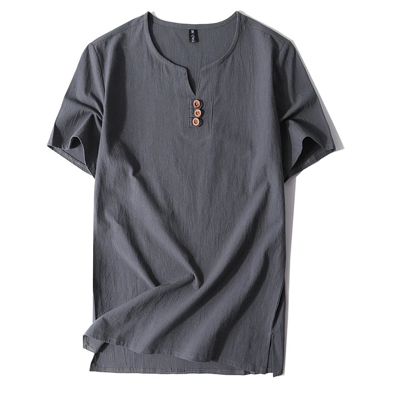 Arlo Linen Button-Down - Shirt