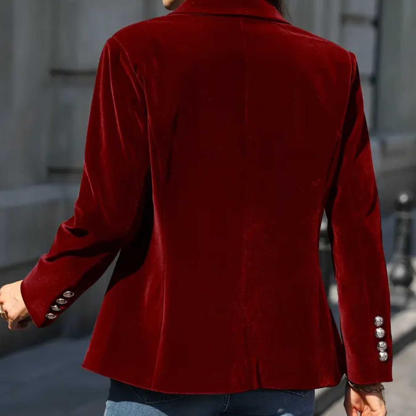 Melissa - Elegant Velour Jacket