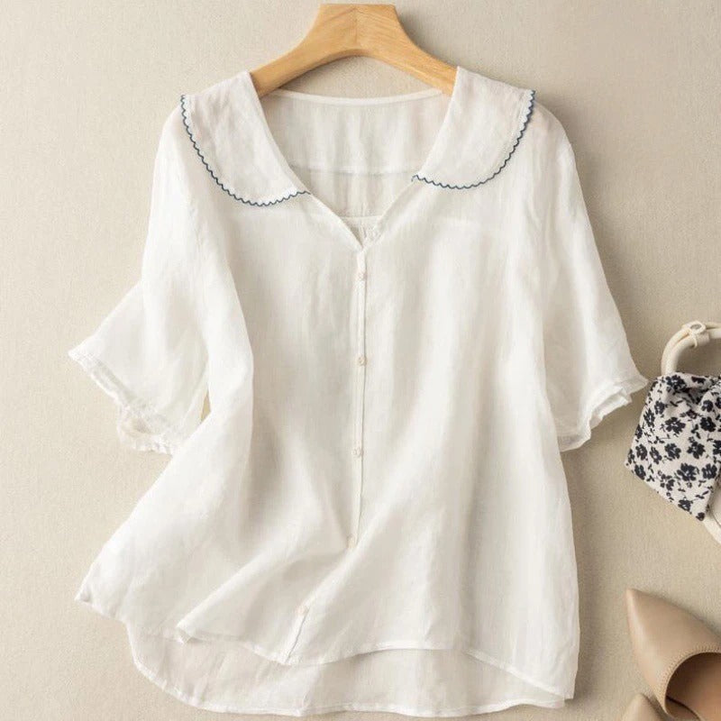Aria Linen - Blouse