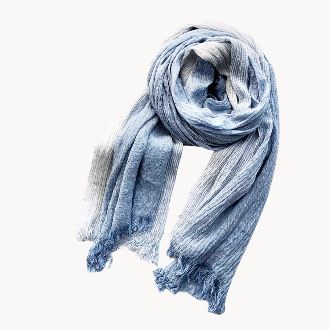 Cannes Harbor Print - Scarf