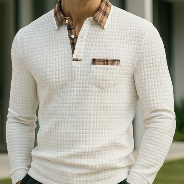 Joven - Check Pattern Polo Shirt CASA LARO MEN
