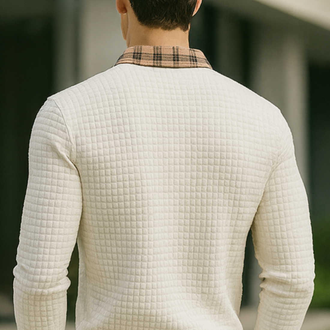 Joven | Check Pattern Polo Shirt