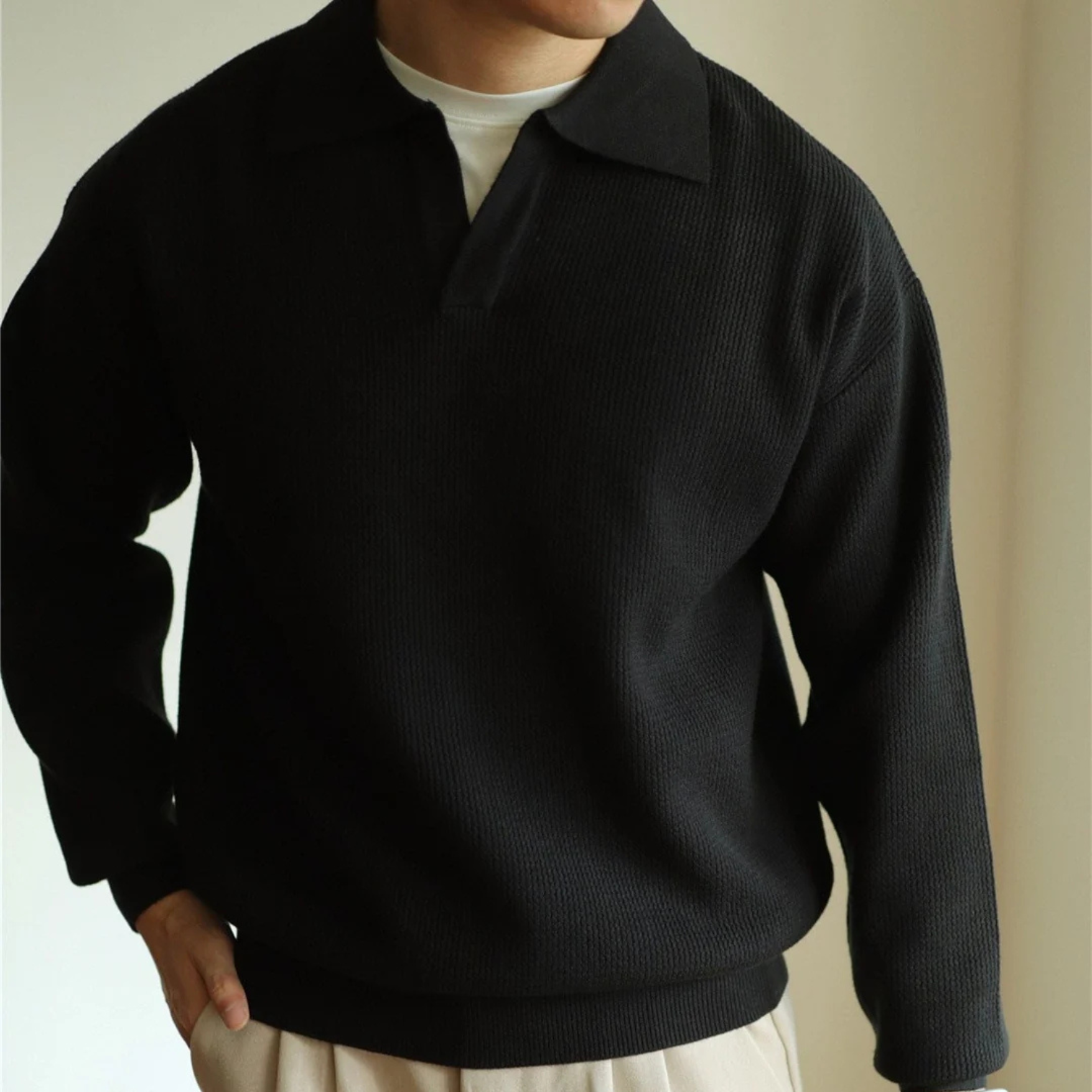 Ellison | Knit Polo Shirt
