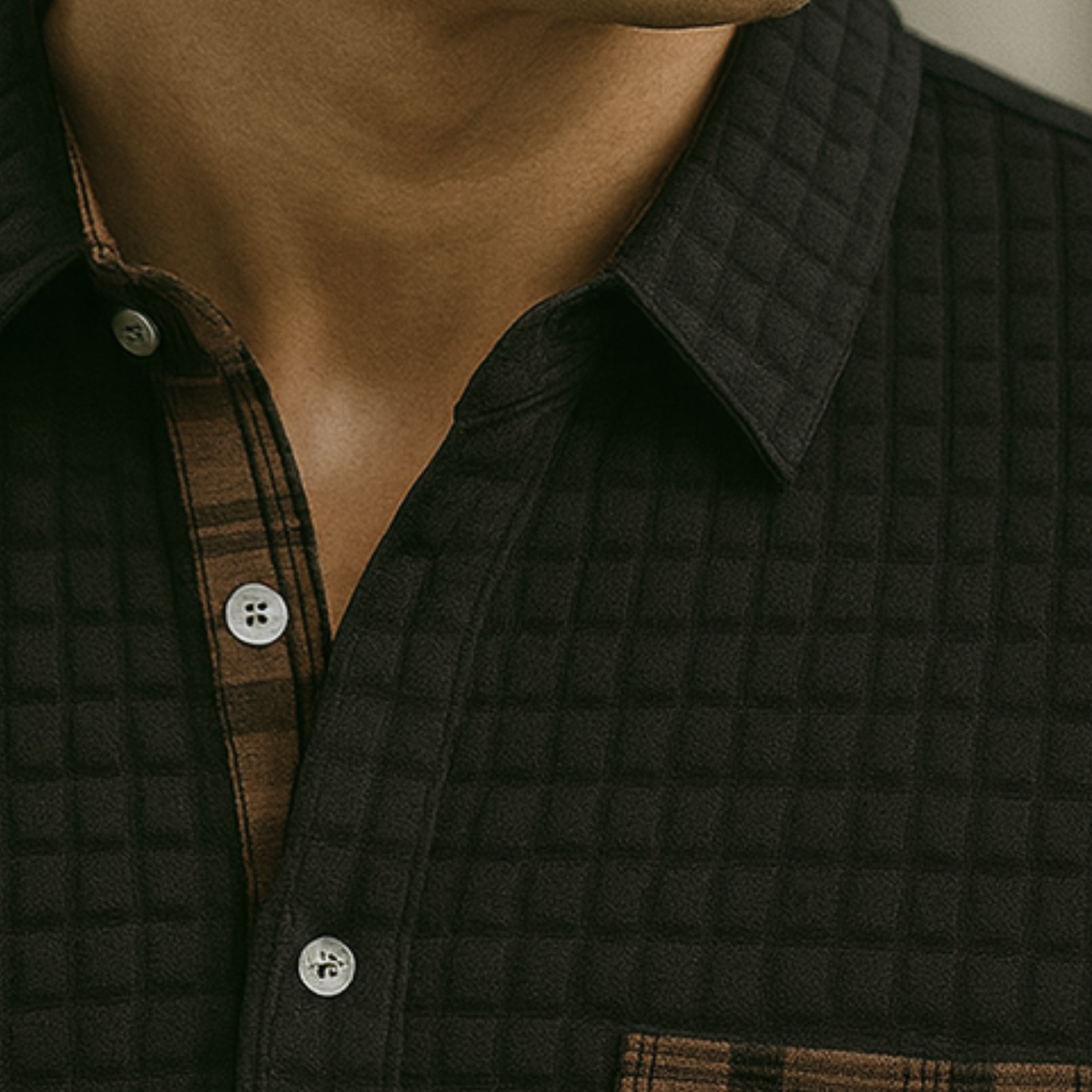 Joven | Check Pattern Polo Shirt