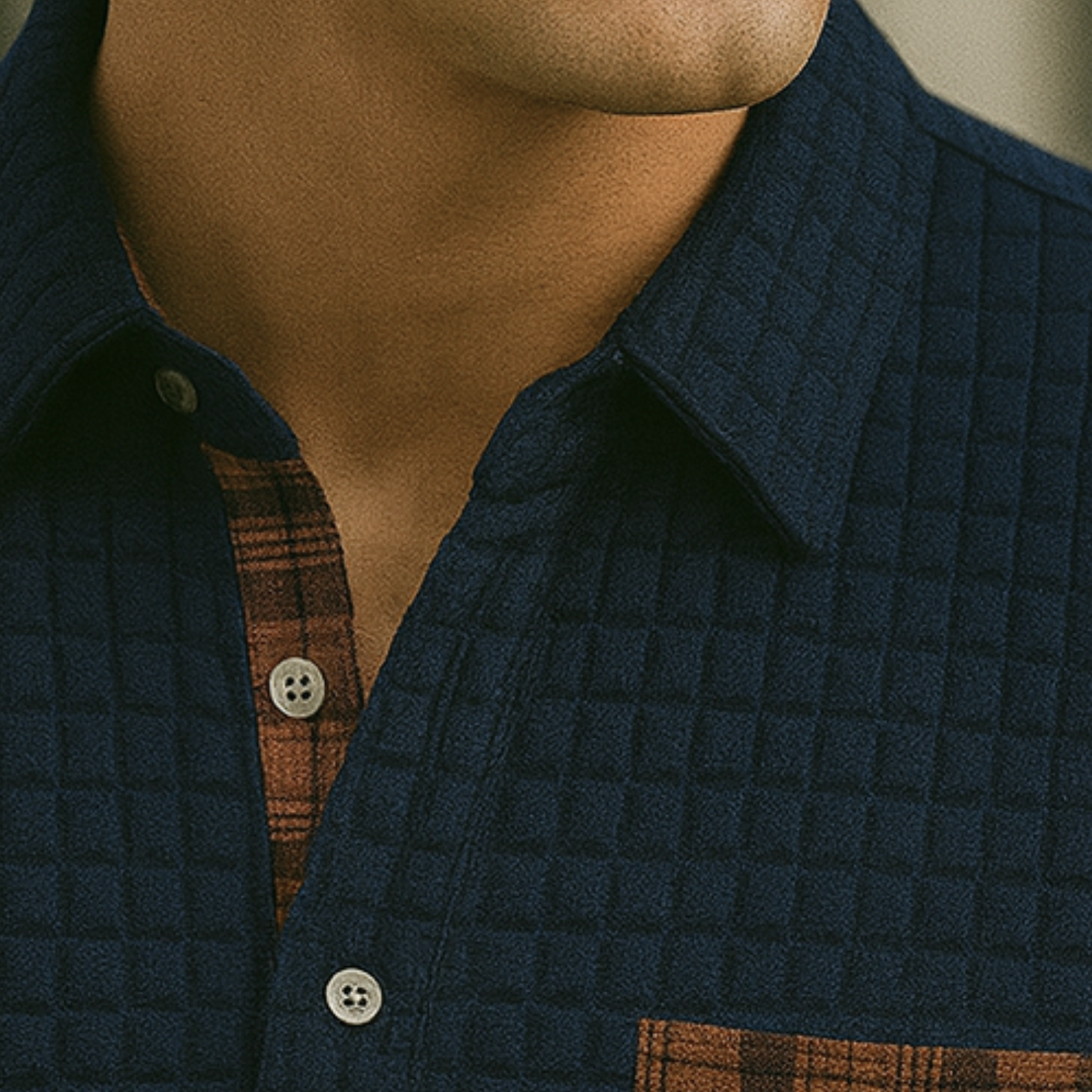 Joven | Check Pattern Polo Shirt